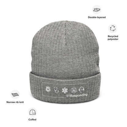 Ribbed knit beanie