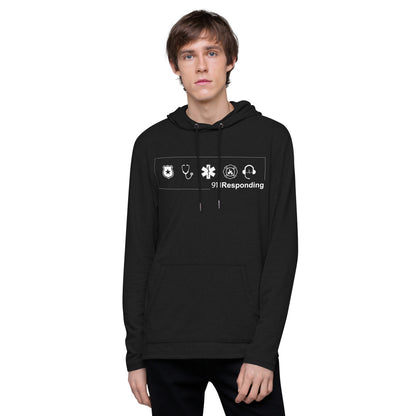 911 Unisex Lightweight Hoodie