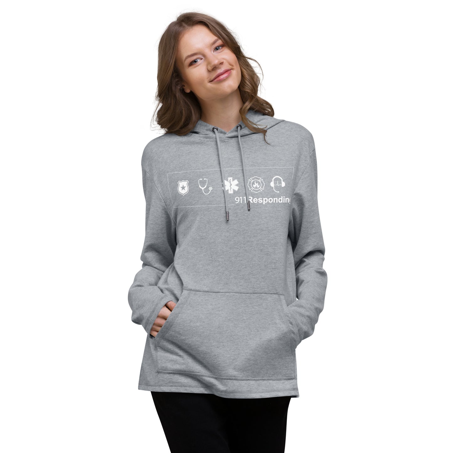 911 Unisex Lightweight Hoodie