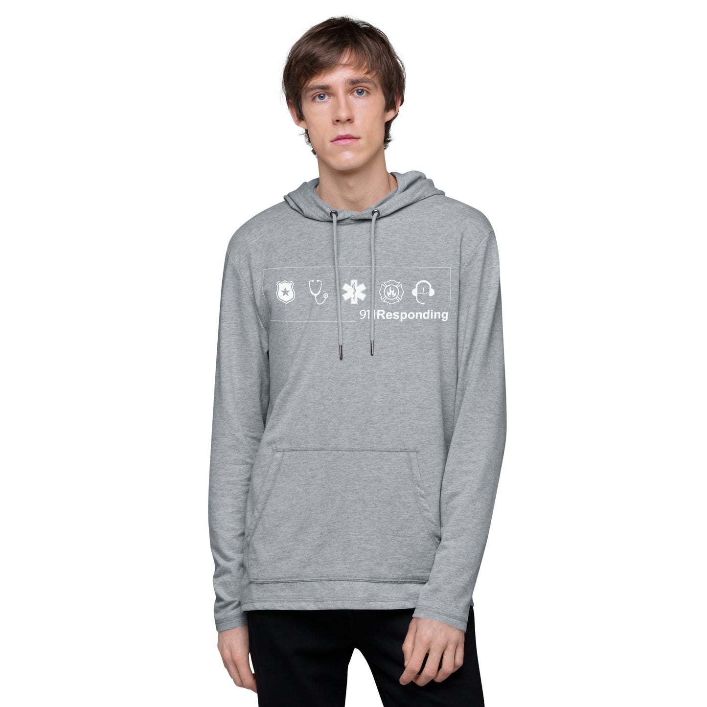 911 Unisex Lightweight Hoodie