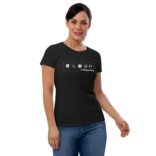 Women's short sleeve t-shirt No-back