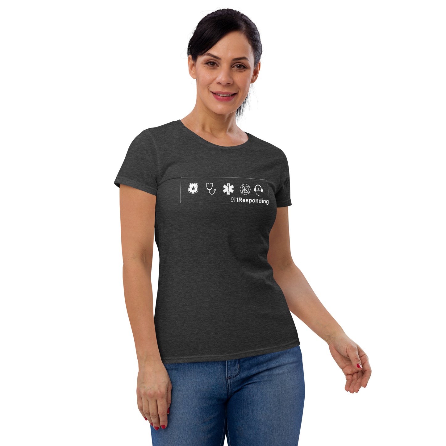 Women's short sleeve t-shirt No-back