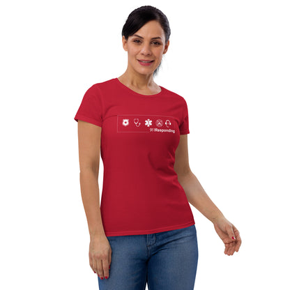 Women's short sleeve t-shirt No-back