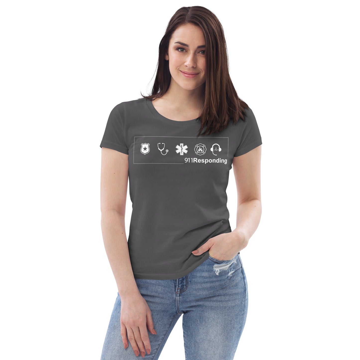 911 Women's fitted eco tee